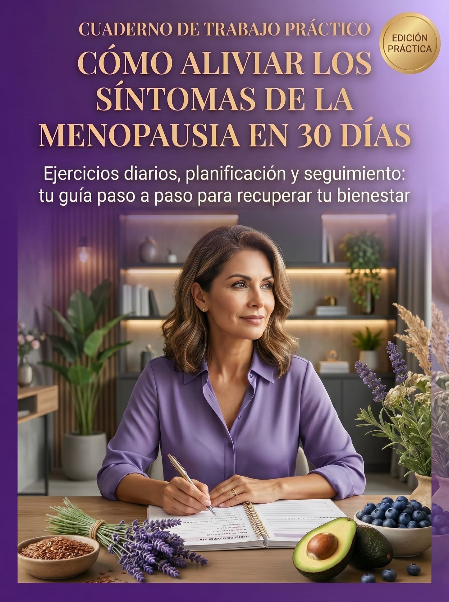 Cómo aliviar los síntomas de la menopausia en 30 días 🍃 – Cuaderno de Trabajo Práctico ✍️