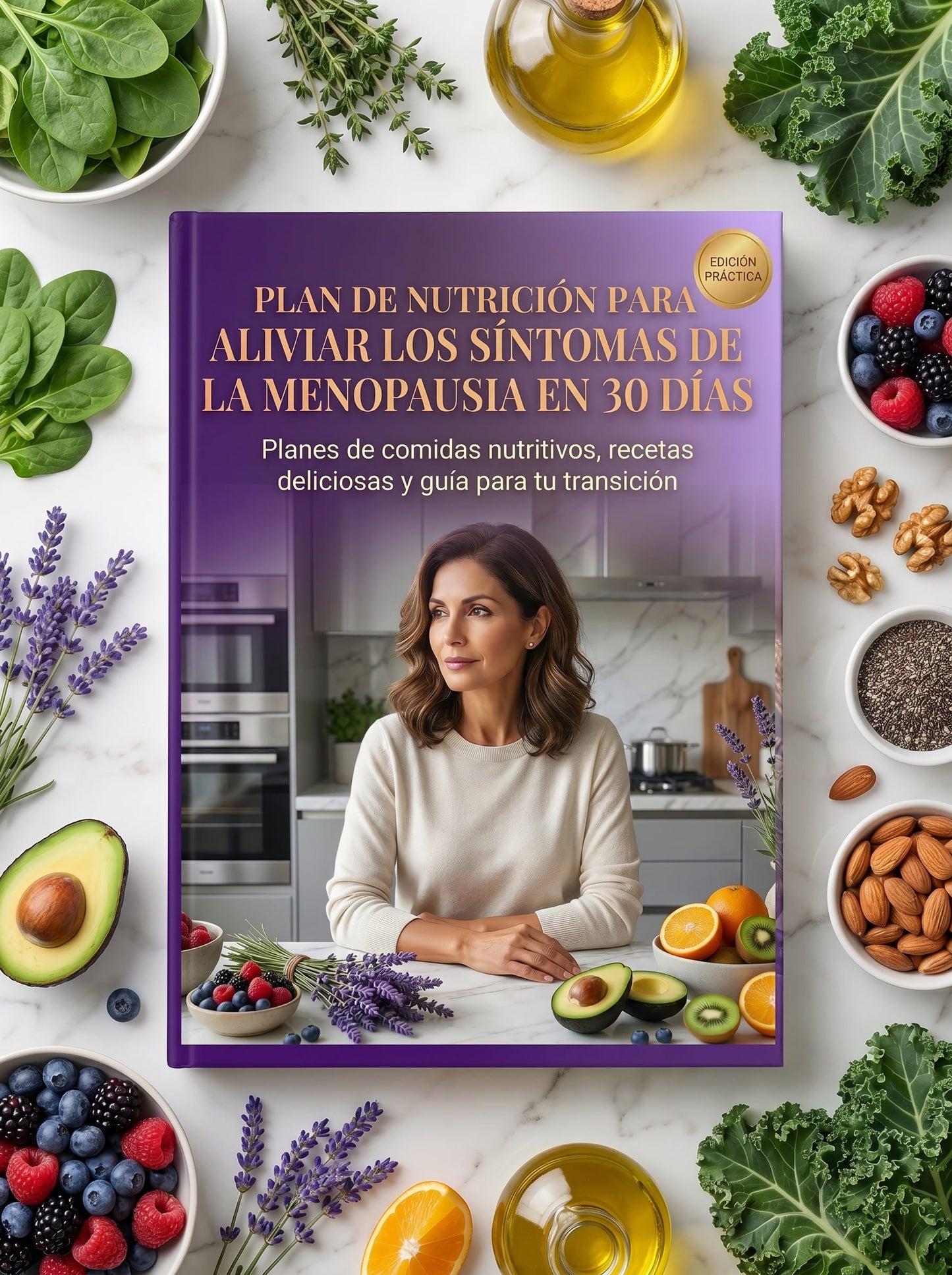 Cómo aliviar los síntomas de la menopausia en 30 días 🍃 – Plan de Nutrición 🥗