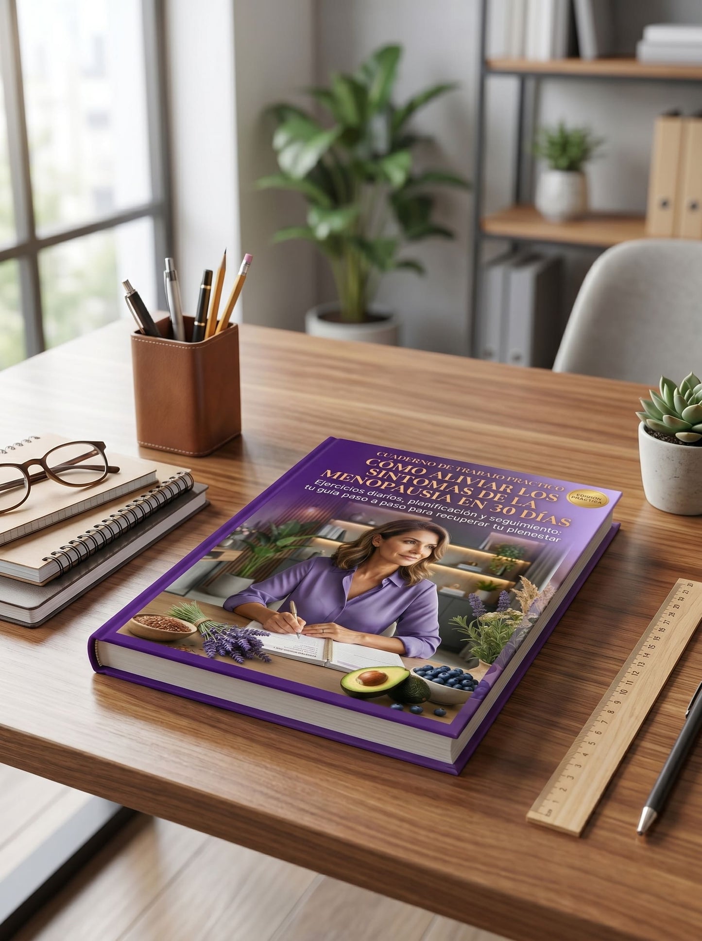 Cómo aliviar los síntomas de la menopausia en 30 días 🍃 – Cuaderno de Trabajo Práctico ✍️